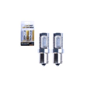 4CARS HQ sada LED žiaroviek BA15S 5*1.5W HP oranžová