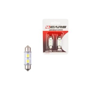 4CARS LED ZIAROVKA 2LED 12V FESTOON SMD T11X36MM