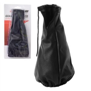 4CARS Poťah na tyč rýchlostnej páky genuine leather čierny