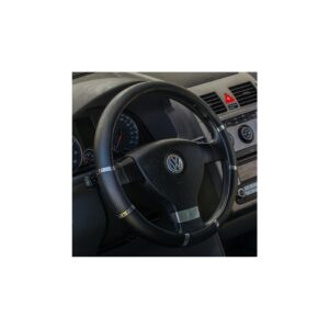 4CARS POŤAH VOLANTU 37-39CM čierny masážny
