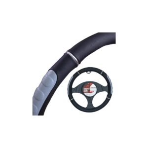 4CARS POŤAH VOLANTU 37-39CM sivý