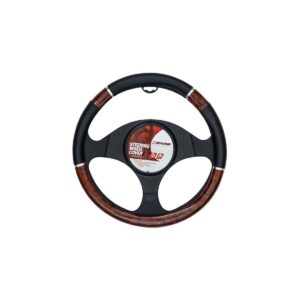 4CARS poťah volantu tm.hnedá