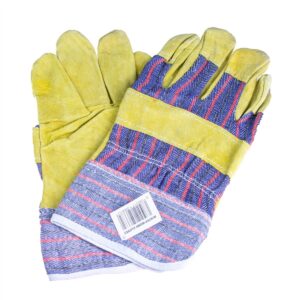 4CARS Pracovné rukavice - kožené hnedé