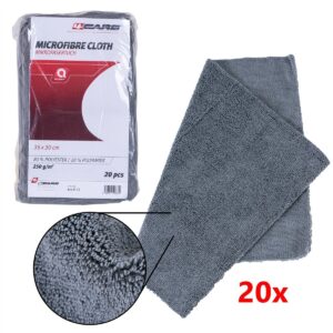4CARS Utierka z mikrovlákna 250g/m² 35x30 cm sada 20ks