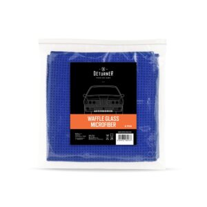 Deturner Waffle Glass Microfiber - 2 ks mikrovláknové utierky na sklá (40 x 40cm)