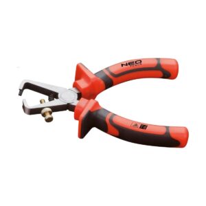 NEO Kliešte na izolácie 160mm VDE, (6 "), crv, leštené