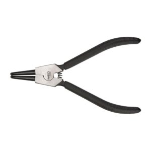 NEO Kliešte na poistné krúžky 135 mm, vonkajšie, ohnuté, CrMo, rozsah 10 - 25 mm, priemer hrotu 1,5 - 2,0 mm