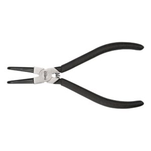 NEO Kliešte na poistné krúžky 240 mm, vnútorné špičky, CrMo, rozsah 40 - 100 mm, priemer špičky 2,5 - 3,0 mm