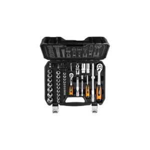 NEO Nástrčné kľúče 1/2, 1/4, súprava 73ks CrV