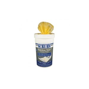 SCRUBS Stainless Steel Cleaner Wipes 30ks